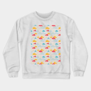 Colorful Retro Starry Sky Art Pattern Crewneck Sweatshirt